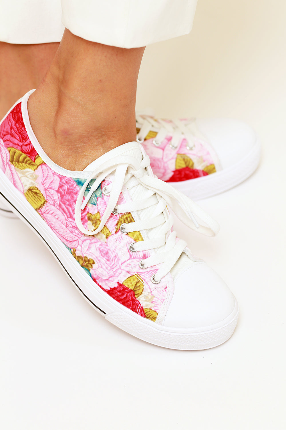 Annah Stretton | Peony Canvas Shoe